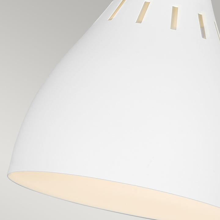 Lampa de masa Joan 1 lt Matte alb / Burnished Brass