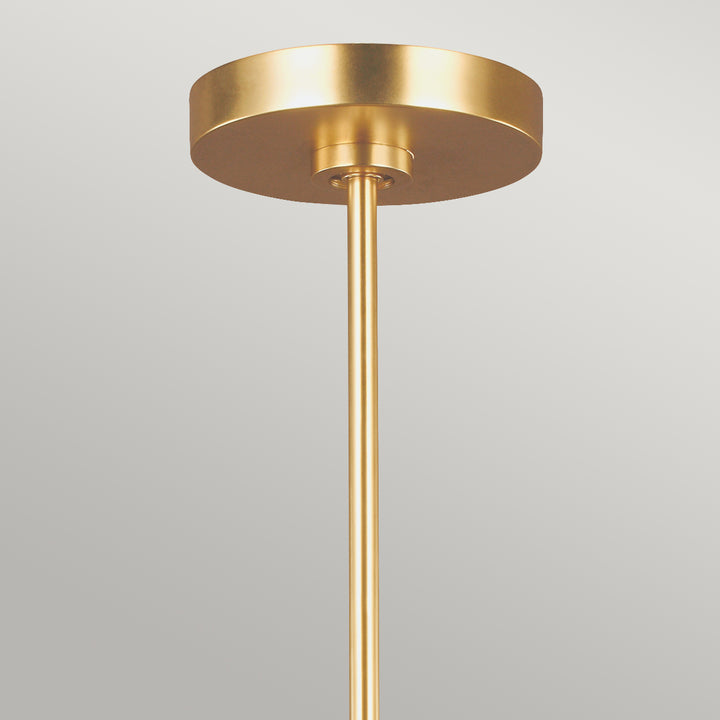 Candelabru Joan 5 lt Matte alb / Burnished Brass