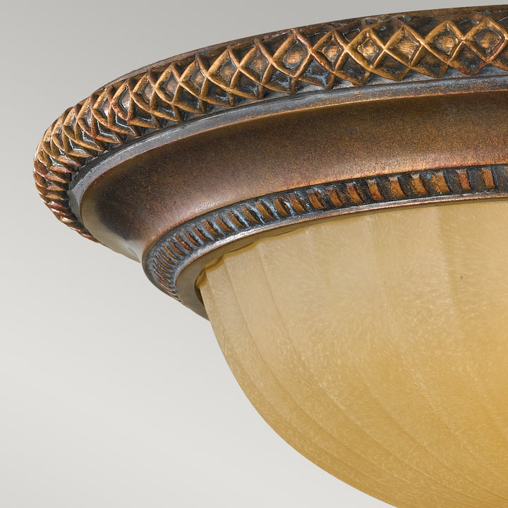 Plafoniera Kelham Hall 2 lt Firenze auriu/British bronz