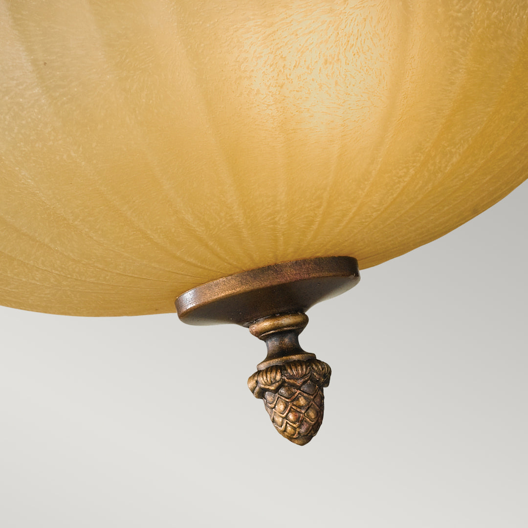 Plafoniera Kelham Hall 2 lt Firenze auriu/British bronz