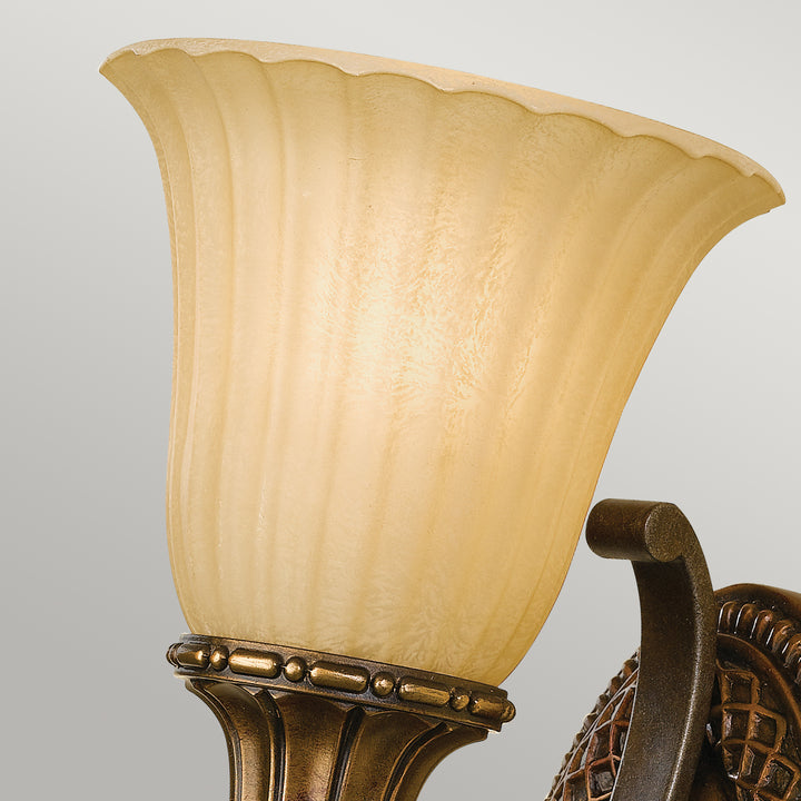 Aplica de perete Kelham Hall 1 lt Firenze auriu/British bronz