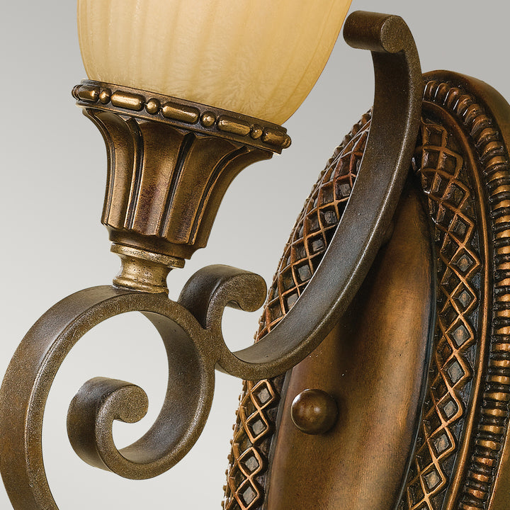 Aplica de perete Kelham Hall 1 lt Firenze auriu/British bronz