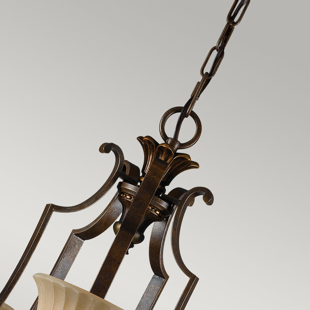 Candelabru Kelham Hall 5 lt Firenze auriu/British bronz