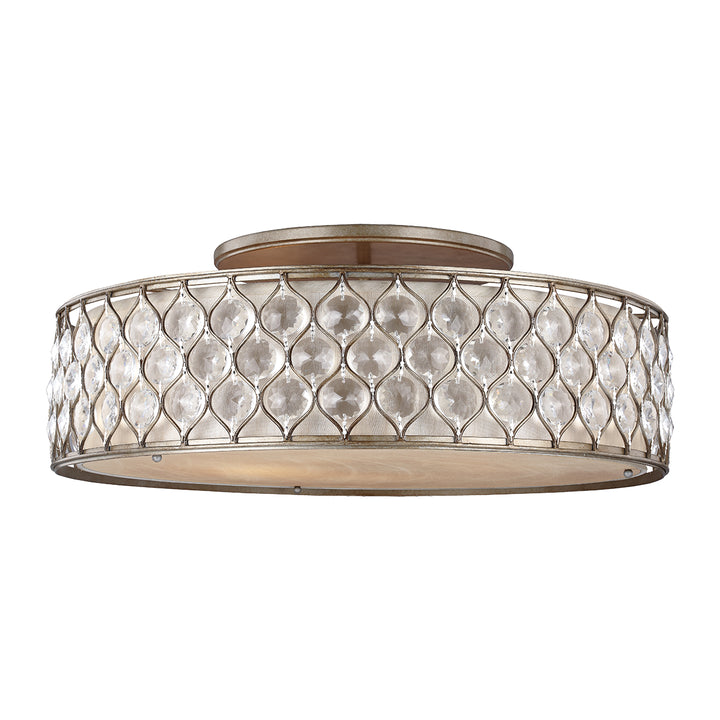 Plafoniera Lucia 6 lt Burnished argintiu