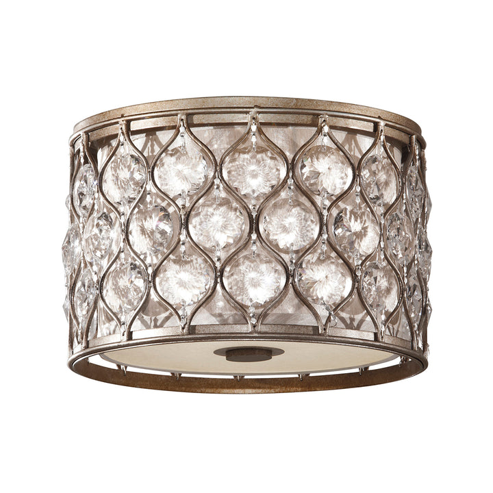 Plafoniera Lucia 2 lt Burnished argintiu