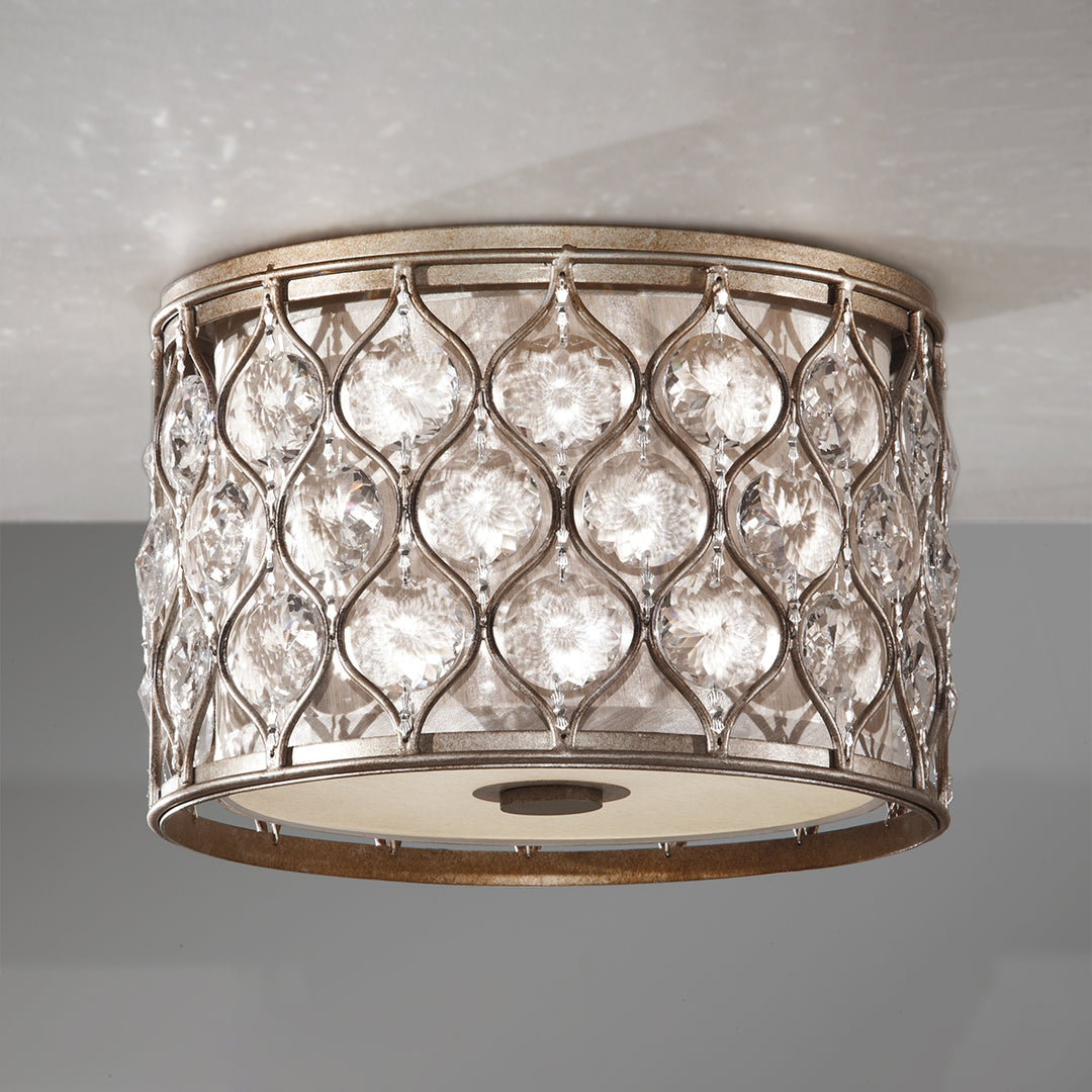 Plafoniera Lucia 2 lt Burnished argintiu