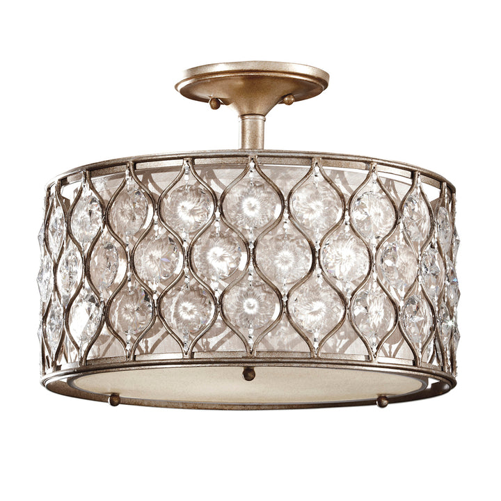 Plafoniera Lucia 1 lt Burnished argintiu