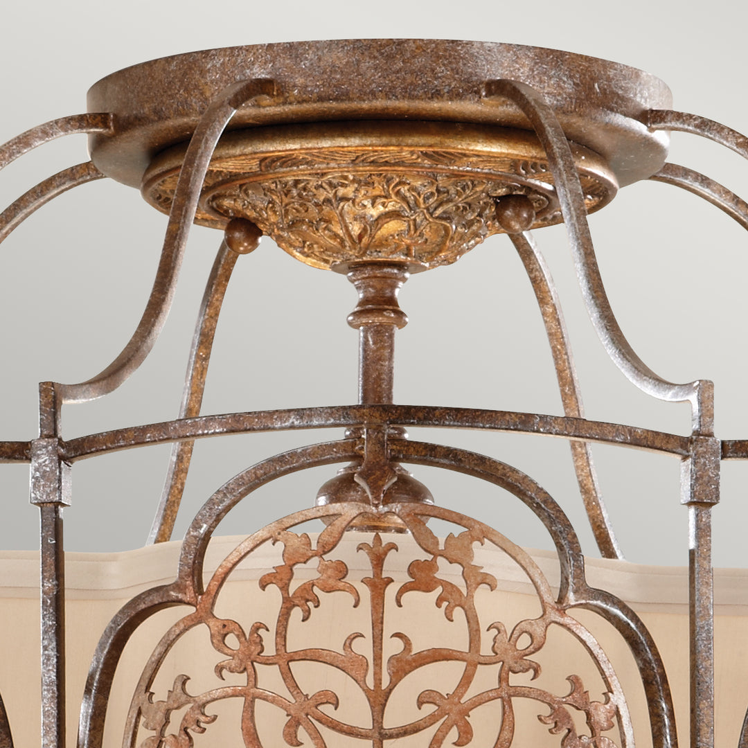 Plafoniera Marcella 3 lt British bronz/Oxidized bronz