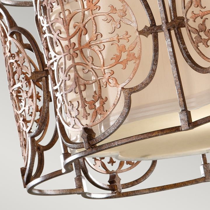 Plafoniera Marcella 3 lt British bronz/Oxidized bronz