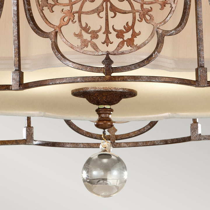 Plafoniera Marcella 3 lt British bronz/Oxidized bronz