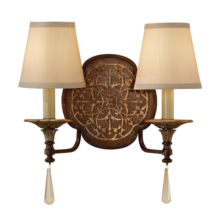 Aplica de perete Marcella 2 lt British bronz/Oxidized bronz