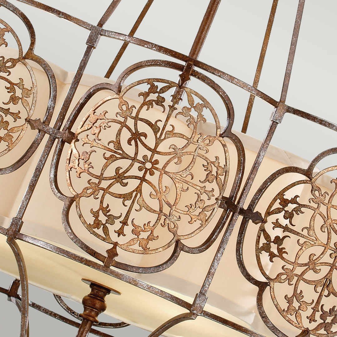 Candelabru Marcella 4 lt British bronz/Oxidized bronz