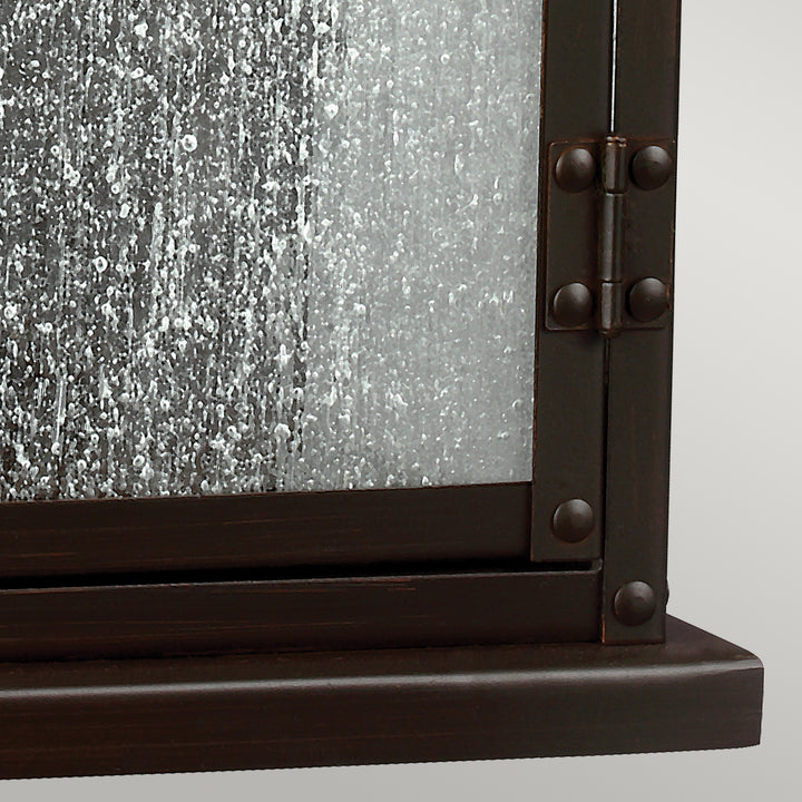 Aplica de perete exterior Pediment 2 lt Dark Aged Copper