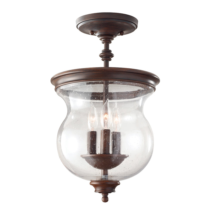 Plafoniera Pickering Lane 3 lt Heritage bronz