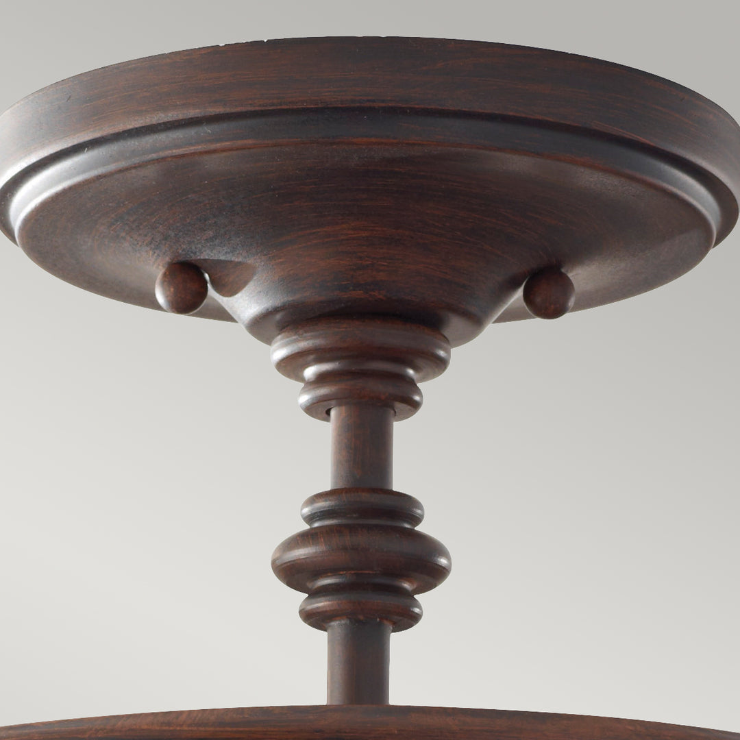 Plafoniera Pickering Lane 3 lt Heritage bronz
