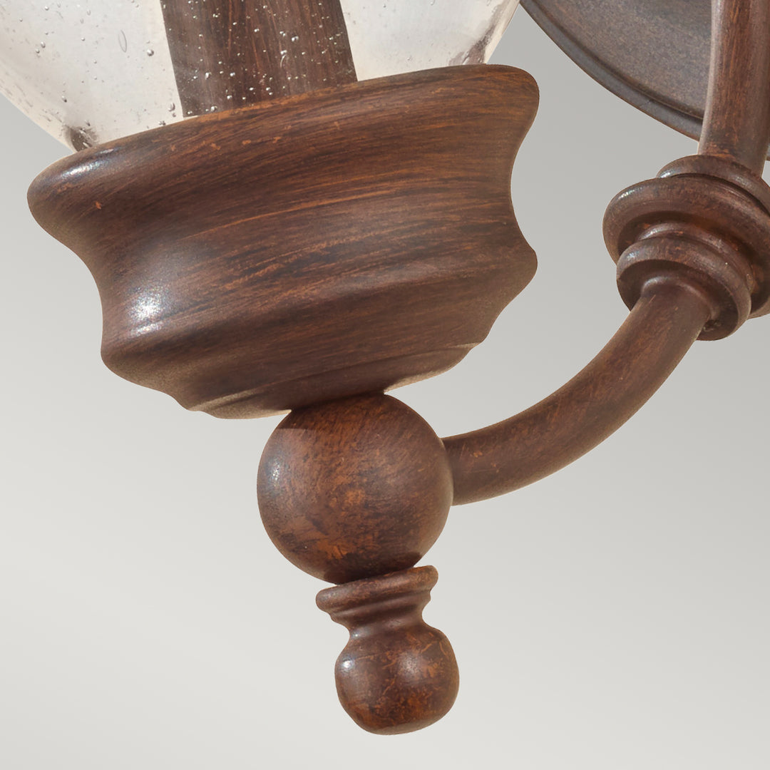 Aplica de perete Pickering Lane 1 lt Heritage bronz
