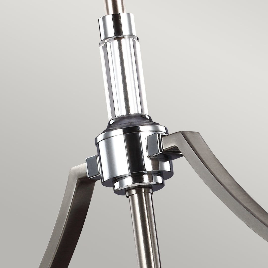 Candelabru Prospect Park 3 lt Satin Nickel cu Chrome