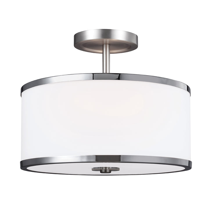 Pendul Prospect Park 2 lt Satin Nickel cu Chrome