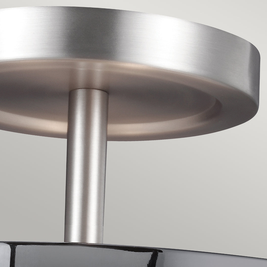 Pendul Prospect Park 2 lt Satin Nickel cu Chrome