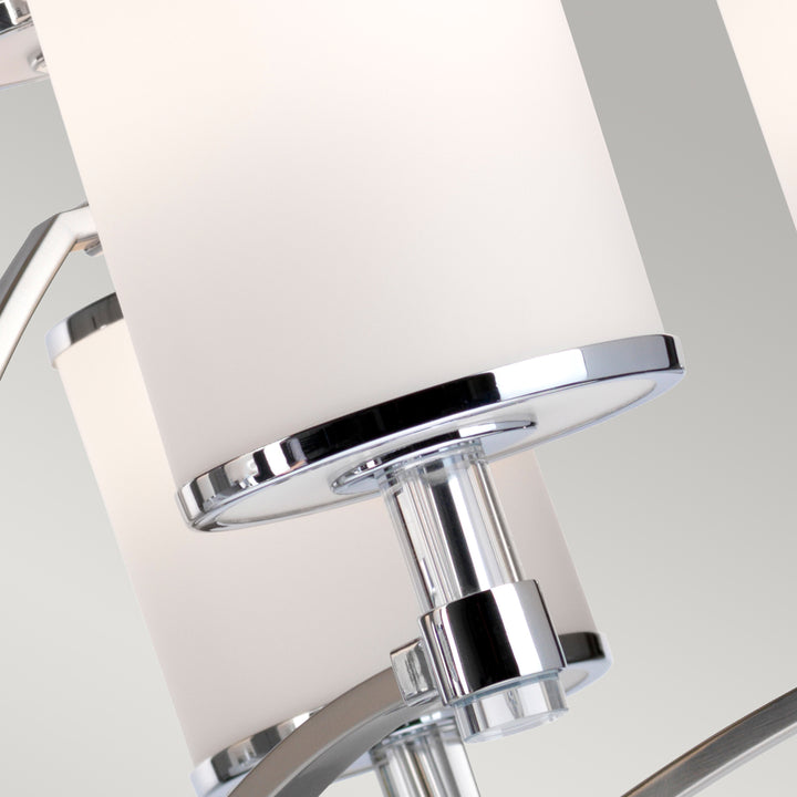 Candelabru Prospect Park 9 lt Satin Nickel cu Chrome