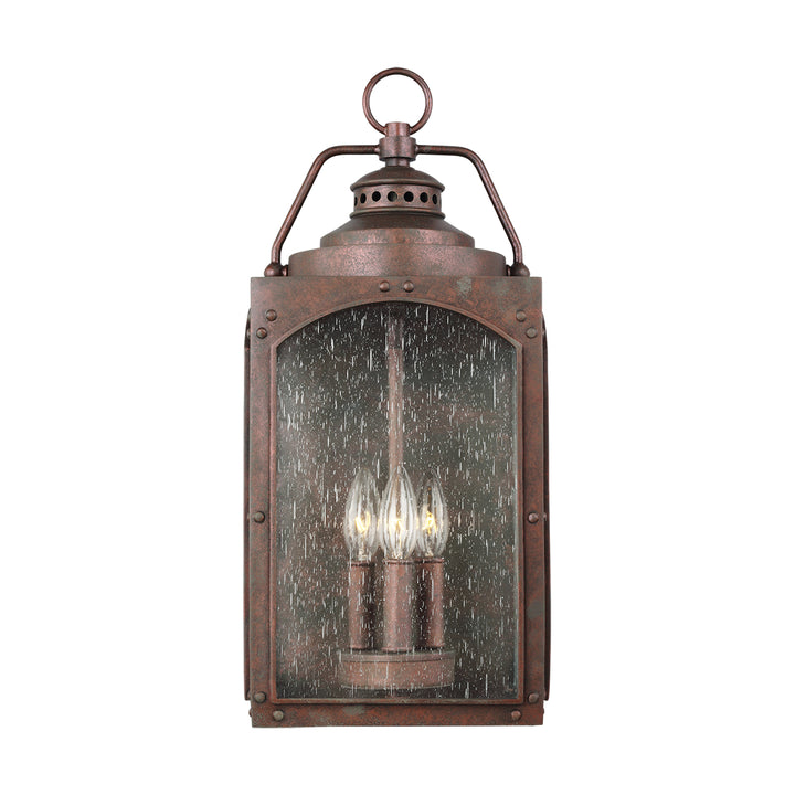 Aplica de perete exterior Randhurst 3 lt Copper Oxide