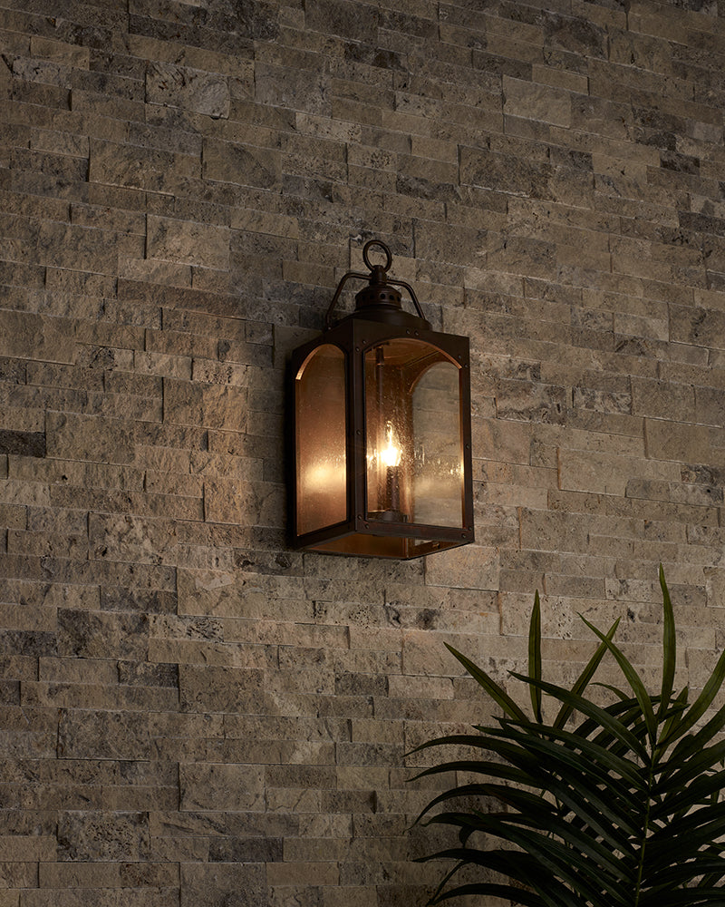 Aplica de perete exterior Randhurst 3 lt Copper Oxide
