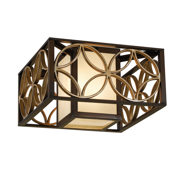Plafoniera Remy 2 lt Heritage bronz/Parissiene auriu
