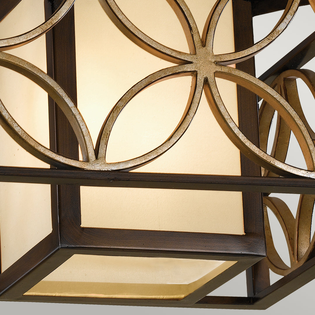 Plafoniera Remy 2 lt Heritage bronz/Parissiene auriu
