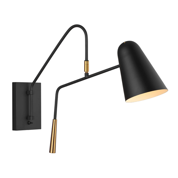 Aplica de perete Simon 1 lt Midnight negru