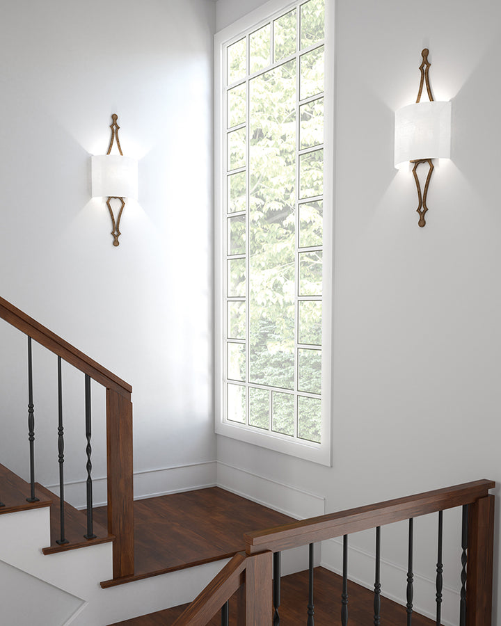 Aplica de perete Tilling 1 lt Distressed auriu leaf