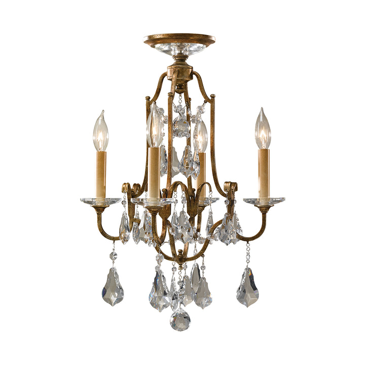 Candelabru Valentina 4 lt Oxidized bronz