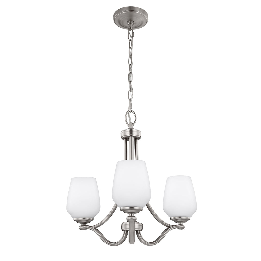 Candelabru Vintner 3 lt Satin Nickel