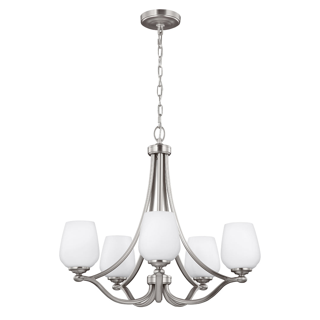 Candelabru Vintner 5 lt Satin Nickel