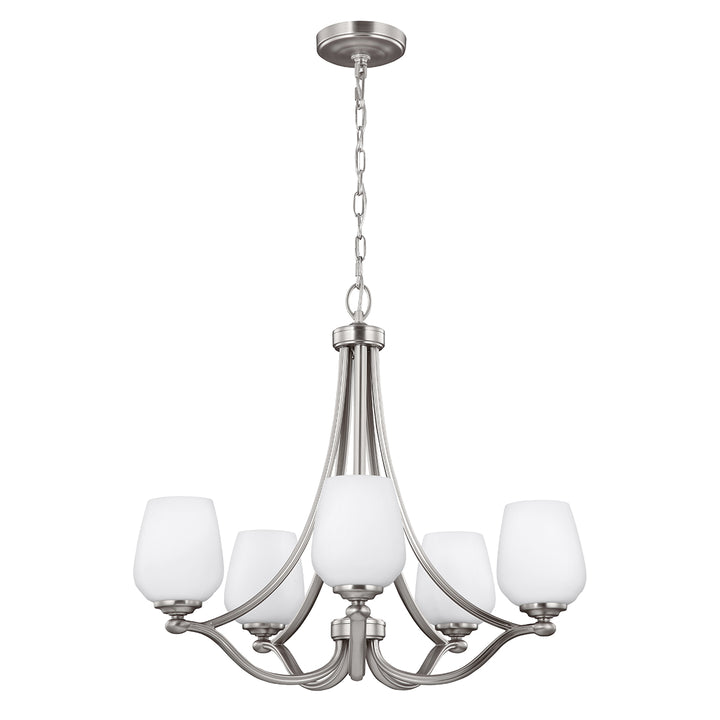 Candelabru Vintner 5 lt Satin Nickel