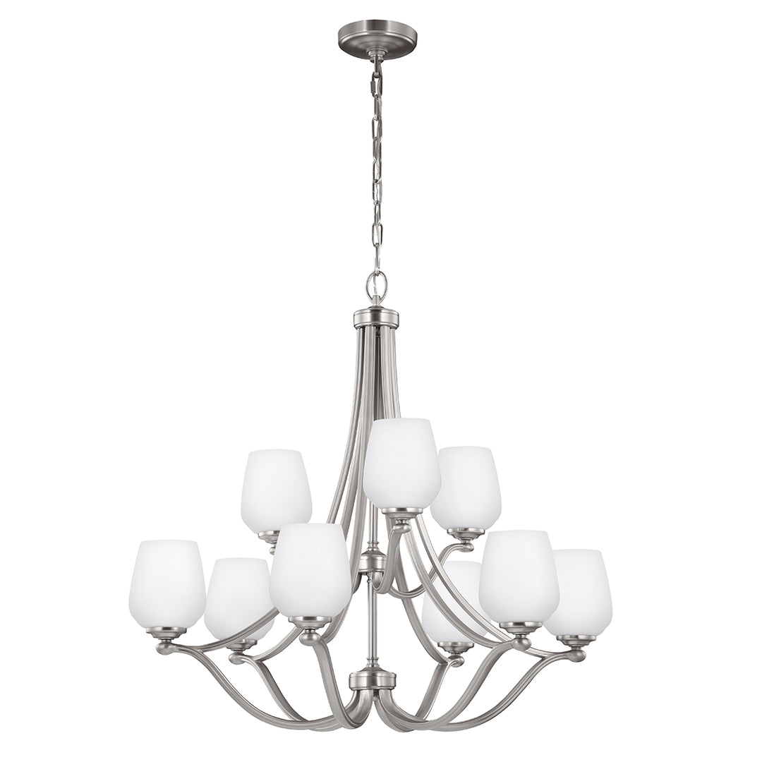 Candelabru Vintner 9 lt Satin Nickel