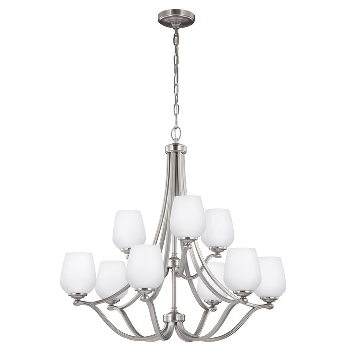 Candelabru Vintner 9 lt Satin Nickel