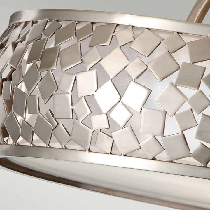 Plafoniera Zara 3 lt Brushed Steel