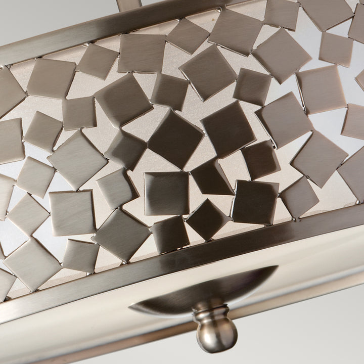 Plafoniera Zara 3 lt Brushed Steel
