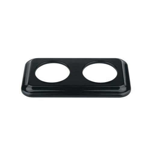 Rama ceramica incastrata dubla neagra