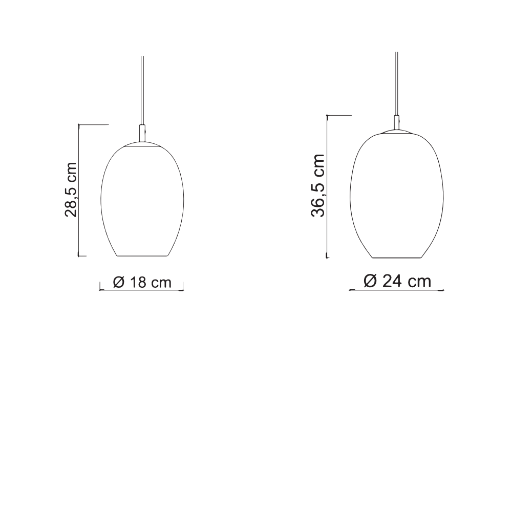 Pendul modern cu abajur in forma de pahar de sampanie Iride by Sikrea