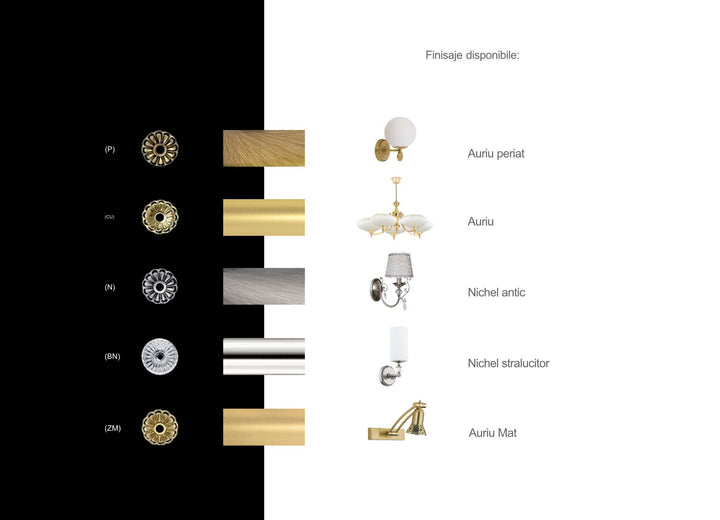 Candelabru Kamma de dimensiuni mari Kutek