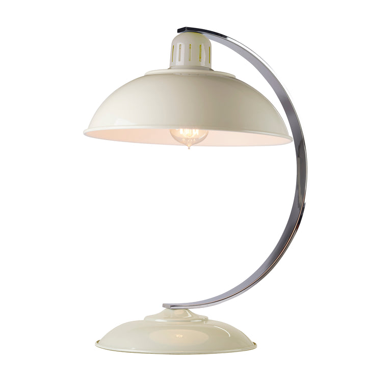 Lampa de masa Franklin 1 lt Oyster alb