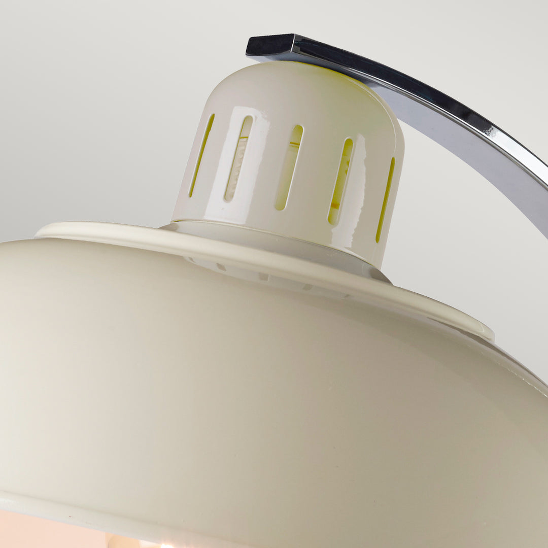 Lampa de masa Franklin 1 lt Oyster alb
