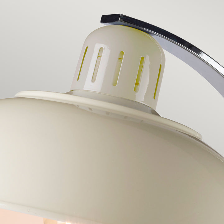 Lampa de masa Franklin 1 lt Oyster alb