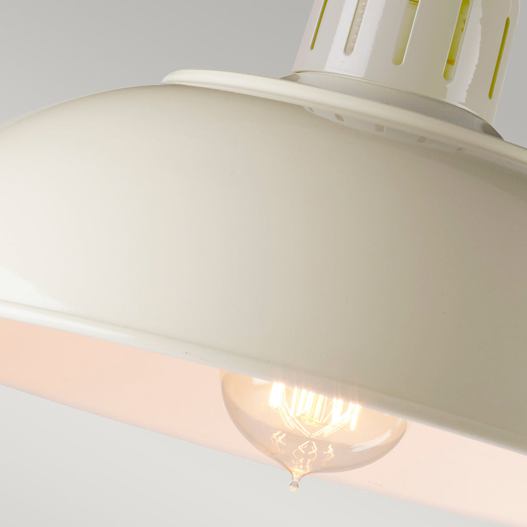 Lampa de masa Franklin 1 lt Oyster alb