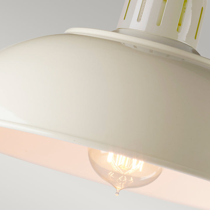 Lampa de masa Franklin 1 lt Oyster alb
