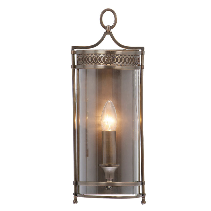 Aplica de perete Guildhall 1 lt bronz inchis