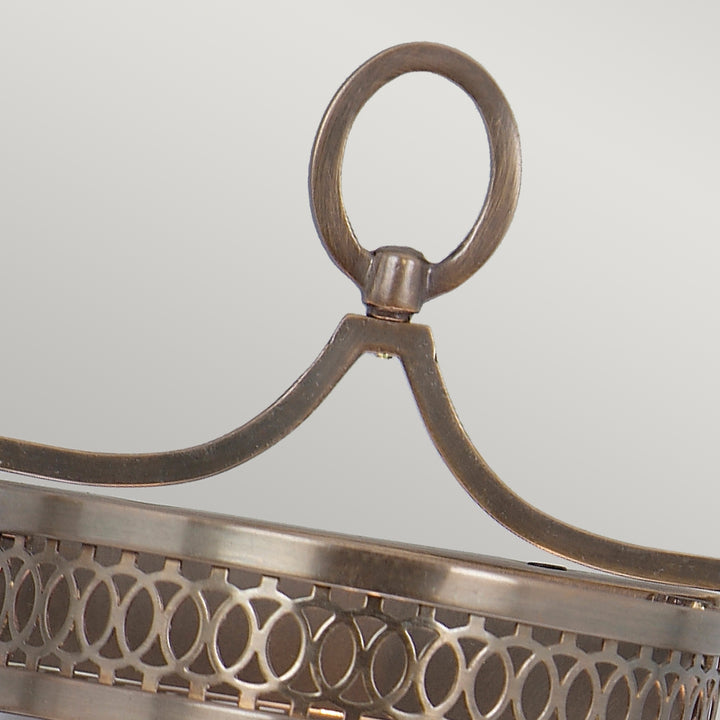 Aplica de perete Guildhall 1 lt bronz inchis