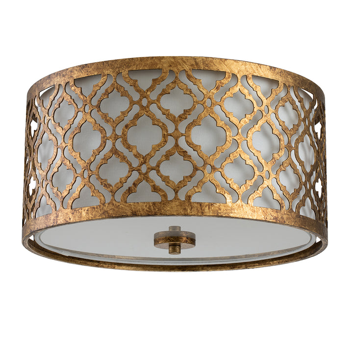 Plafoniera Arabella 2 lt Distressed auriu, finisaj fildes