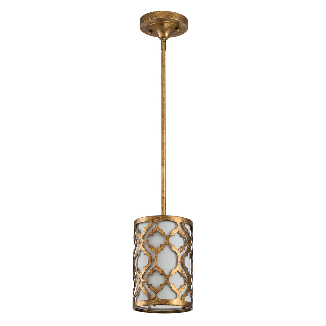 Pendul Arabella 1 lt Distressed auriu, finisaj fildes